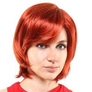 Elasti-Girl Character PREMIUM Costume Cosplay Wig